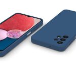 Siliconen hoesje - Donker blauw - Geschikt voor Samsung Galaxy A13 4G