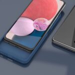 Siliconen hoesje - Donker blauw - Geschikt voor Samsung Galaxy A13 4G