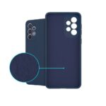 Siliconen hoesje - Donker blauw - Geschikt voor Samsung Galaxy A33 5G