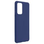 Siliconen hoesje - Donker blauw - Geschikt voor Samsung Galaxy A52