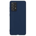 Siliconen hoesje - Donker blauw - Geschikt voor Samsung Galaxy A52