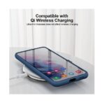 Siliconen hoesje - Donker blauw - Geschikt voor Samsung Galaxy S21FE