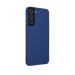 Siliconen hoesje - Donker blauw - Geschikt voor Samsung Galaxy S22 Plus