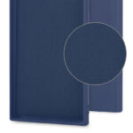 Siliconen hoesje - Donker blauw - Geschikt voor Samsung Galaxy S22 Plus