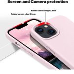 Siliconen hoesje geschikt voor Apple iPhone 12 Pro - Roze - Afbeelding 4