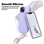 Siliconen hoesje geschikt voor Apple iPhone 14 - Paars