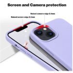 Siliconen hoesje geschikt voor Apple iPhone 14 - Paars