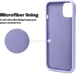 Siliconen hoesje geschikt voor Apple iPhone 14 - Paars