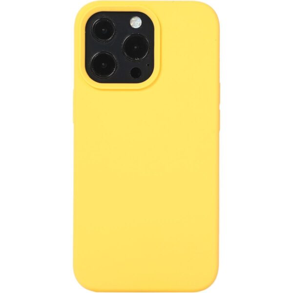 Siliconen hoesje geschikt voor Apple iPhone 14 Plus - Geel