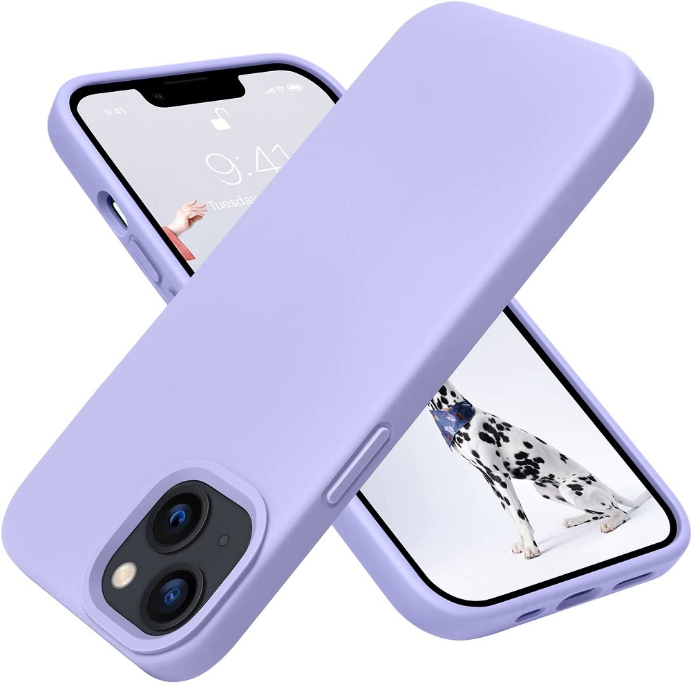 Siliconen hoesje geschikt voor Apple iPhone 14 Plus - Paars