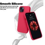 Siliconen hoesje geschikt voor Apple iPhone 14 Plus - Rood