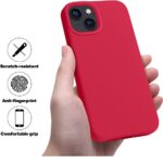 Siliconen hoesje geschikt voor Apple iPhone 14 Plus - Rood