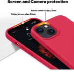 Siliconen hoesje geschikt voor Apple iPhone 14 Plus - Rood