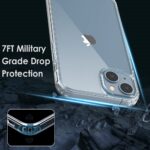 Siliconen hoesje geschikt voor Apple iPhone 14 Plus - Transparant