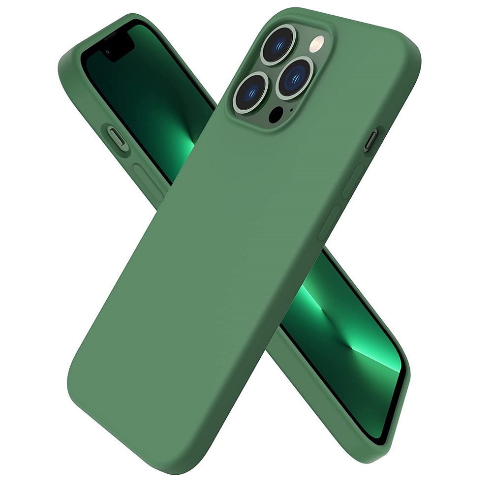 Siliconen hoesje geschikt voor Apple iPhone 14 Pro - Groen