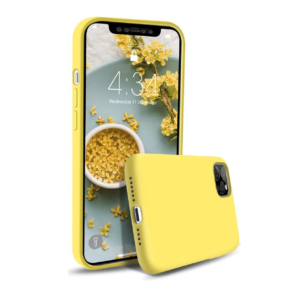 Siliconen hoesje geschikt voor Apple iPhone 14 Pro Max - Geel