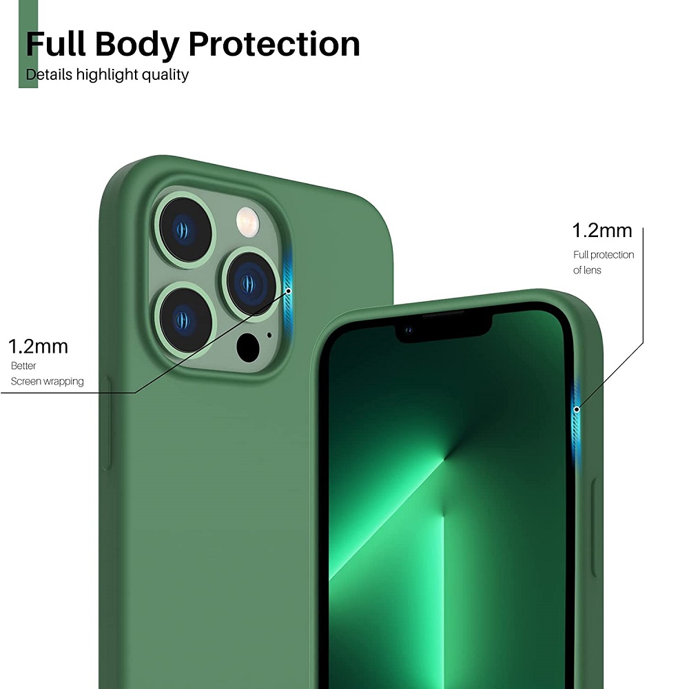 Siliconen hoesje geschikt voor Apple iPhone 14 Pro Max - Groen