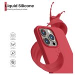 Siliconen hoesje geschikt voor Apple iPhone 14 Pro Max - Rood