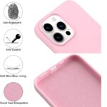 Siliconen hoesje geschikt voor Apple iPhone 14 Pro Max - Roze