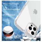 Siliconen hoesje geschikt voor Apple iPhone 14 Pro Max - Transparant