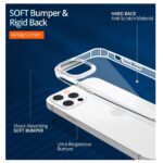 Siliconen hoesje geschikt voor Apple iPhone 14 Pro Max - Transparant