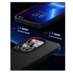 Siliconen hoesje geschikt voor Apple iPhone 14 Pro Max - Zwart