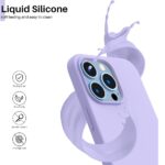 Siliconen hoesje geschikt voor Apple iPhone 14 Pro - Paars