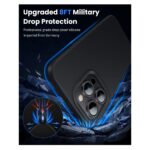 Siliconen hoesje geschikt voor Apple iPhone 14 Pro - Zwart