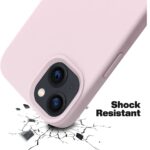Siliconen hoesje geschikt voor Apple iPhone 14 - Roze