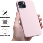 Siliconen hoesje geschikt voor Apple iPhone 14 - Roze