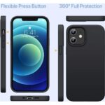 Siliconen hoesje geschikt voor Apple iPhone 14 - Zwart