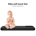 Siliconen hoesje geschikt voor Apple iPhone 14 - Zwart