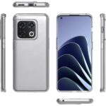 Siliconen hoesje geschikt voor OnePlus 10 Pro - Transparant