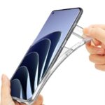 Siliconen hoesje geschikt voor OnePlus 10 Pro - Transparant