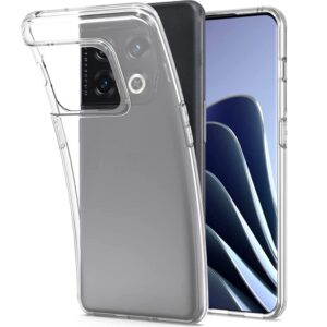 Siliconen hoesje geschikt voor OnePlus 10 Pro - Transparant