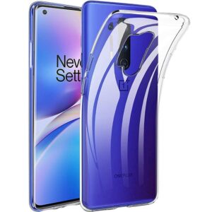 Siliconen hoesje geschikt voor OnePlus 8 Pro - Transparant