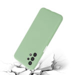 Siliconen hoesje geschikt voor Samsung Galaxy A13 4G - Groen