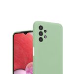 Siliconen hoesje geschikt voor Samsung Galaxy A13 4G - Groen