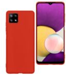 Siliconen hoesje geschikt voor Samsung Galaxy A22 5G - Rood