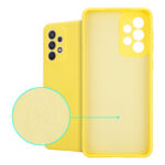 Siliconen hoesje geschikt voor Samsung Galaxy A33 5G - Geel