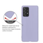 Siliconen hoesje geschikt voor Samsung Galaxy A33 5G - Paars