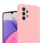 Siliconen hoesje geschikt voor Samsung Galaxy A33 5G - Roze