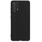 Siliconen hoesje geschikt voor Samsung Galaxy A52 - Zwart