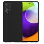 Siliconen hoesje geschikt voor Samsung Galaxy A52 - Zwart