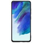 Siliconen hoesje geschikt voor Samsung Galaxy S21FE - Zwart