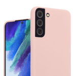 Siliconen hoesje geschikt voor Samsung Galaxy S22 - Roze