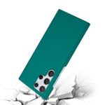 Siliconen hoesje geschikt voor Samsung Galaxy S22 Ultra - Groen