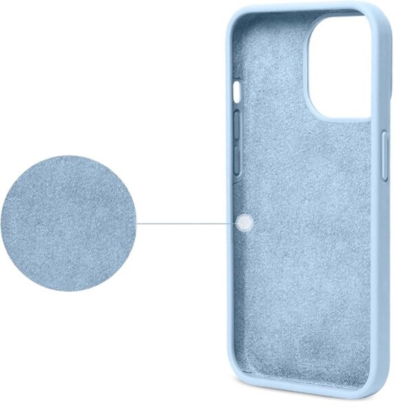 Siliconen hoesje - Licht blauw - Geschikt voor Apple iPhone 14