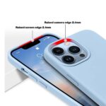 Siliconen hoesje - Licht blauw - Geschikt voor Apple iPhone 14 Pro
