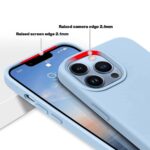 Siliconen hoesje - Licht blauw - Geschikt voor Apple iPhone 14 Pro Max